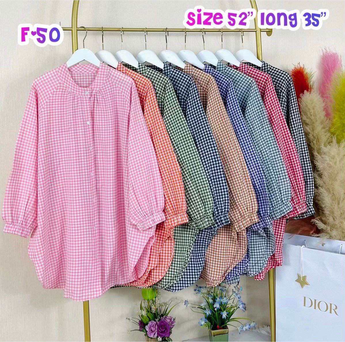 HOT ITEMSBLOUSE KEMEJA PETAK P50/BLOUSE BAGGY PETAK PLUS SIZE/BLOUSE LABUH MUSLIMAH MURAH/BLOUSE STYLE KOREAN 2024