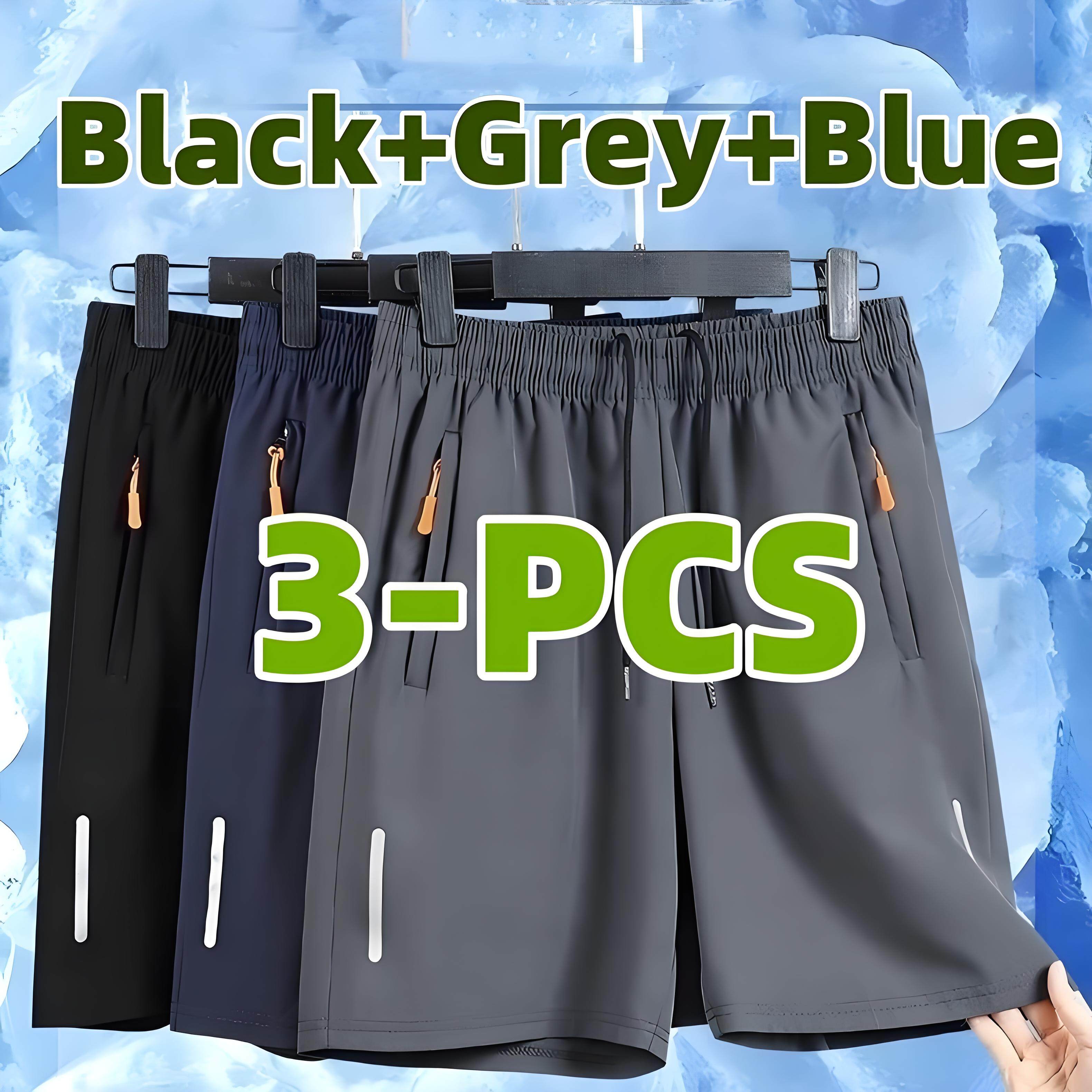 Dryfit Shorts with zipper pocket men ice silk shorts fast and furious shorts Plus Size sports shorts beach shorts for men