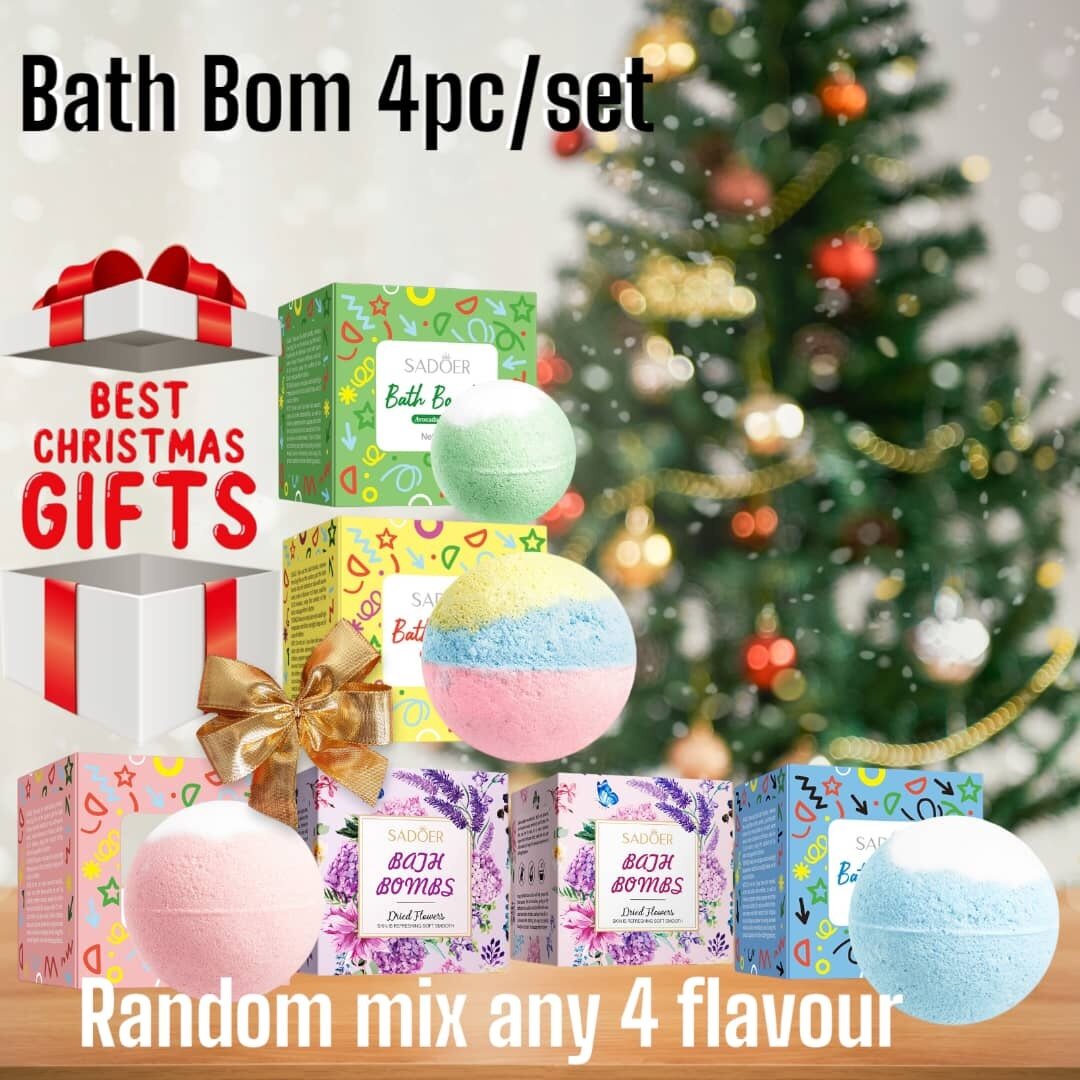 4 x 100g Bath Bomb Bathbomb 100g Bath Bombs Body Essential Oil Bath Ball Natural Bubble Bath Boom Kids Bath Play