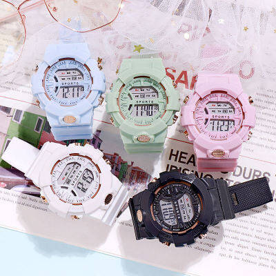 Digital watch waterproof fashion women and men wrist watch