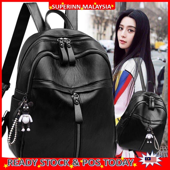 SUPERINN Malaysia-Travel School Backpack Handbag Beg Tangan Wanita Bags Shoulder Bag Travel Perempuan Lawa Gift Hadiah Ladies Casual Dinner Cantik Girl Raya Baru Ready Stock Travel Women New