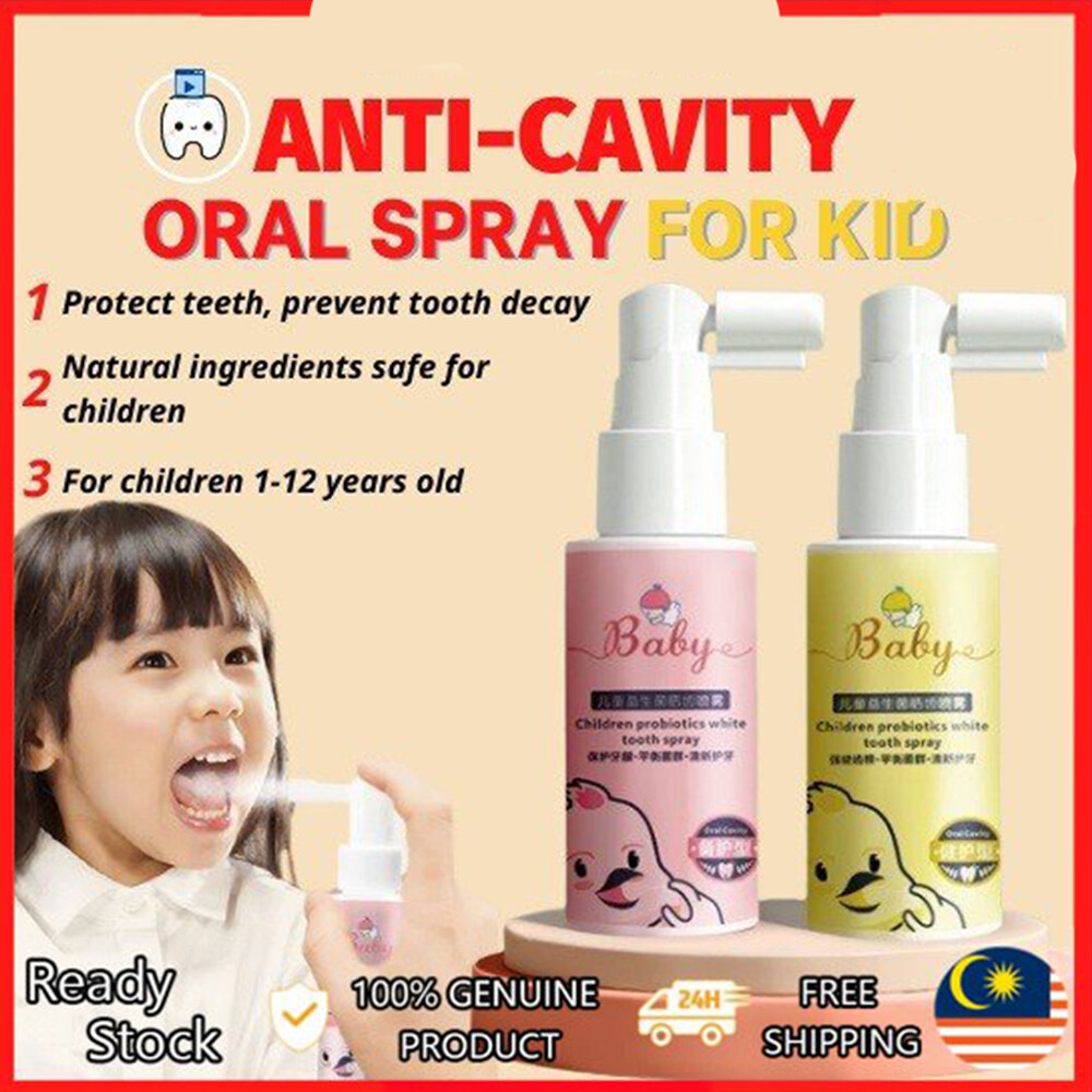 [Doctor Recommend]baby Tooth Spray Baby Oral Cleaner Anti Cavity Spray Kids White Tooth Spray Protects Children's Oralhealth 