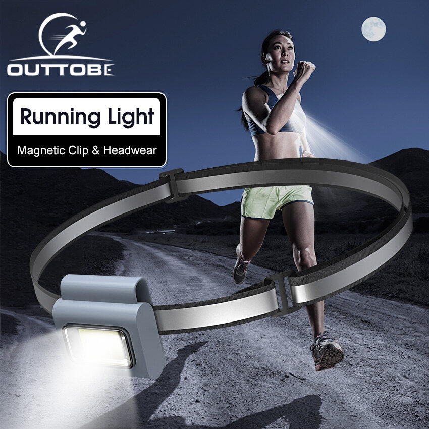 Outtobe Running Lights Running Light With Clip Body Torch Running Chest Lights Running Multifunctional Headlight Mini Night Running Lights Sports Chest Lamp Outdoor Waterproof Headlamps Emergency Ligh