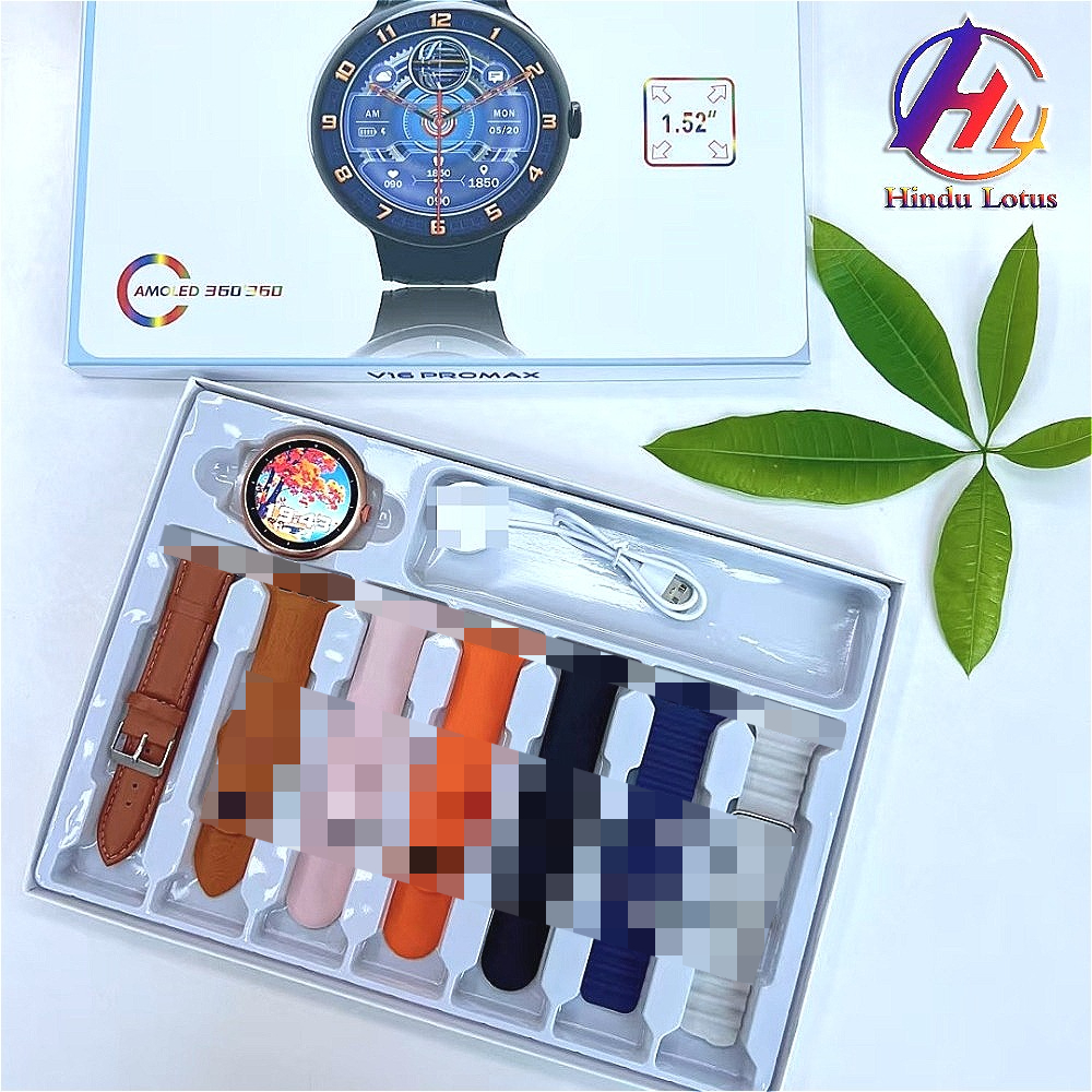 Xiaomi V16 Smart Watch 3D UI 41mm Bluetooth Call Custom Watch Face Sports mode 50+ Function Women Smartwatch Reading WA