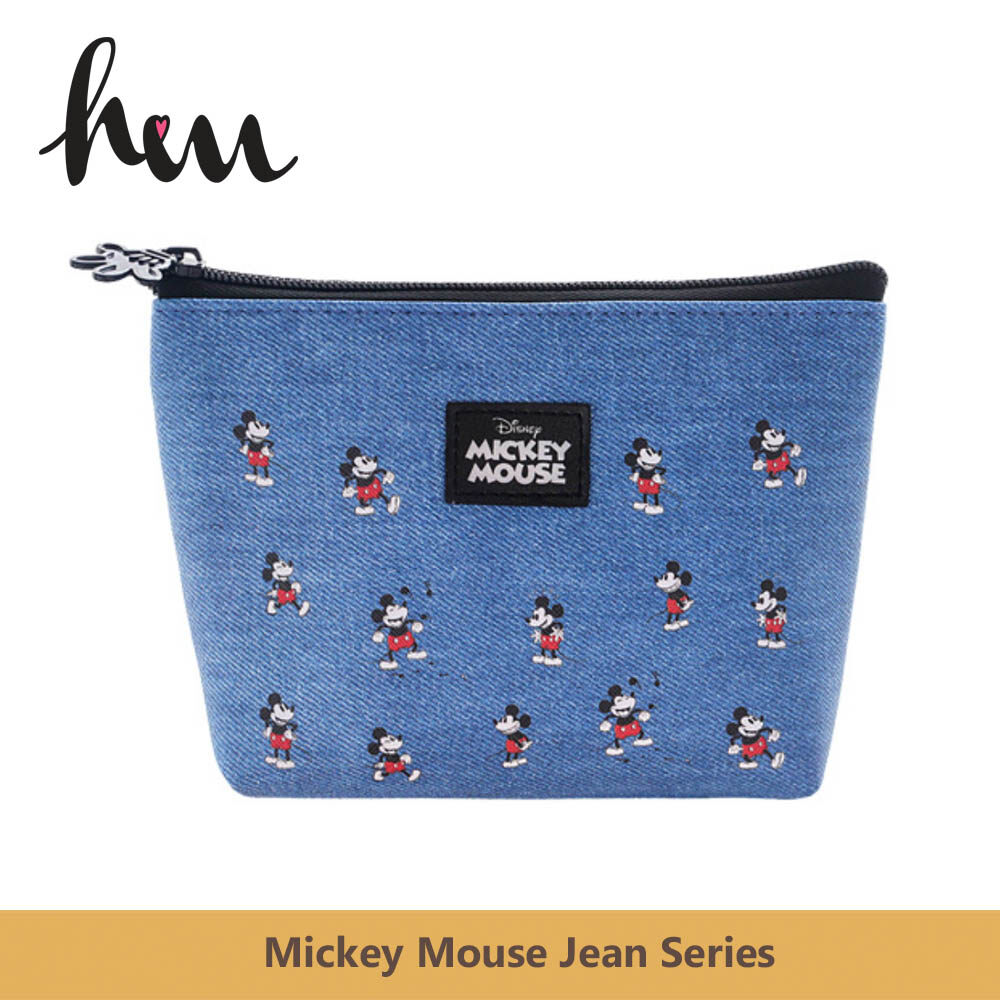 Mickey and Minnie Mouse Limited Design PVC Jean Storage Bag Pouch ( Triangle pouch )