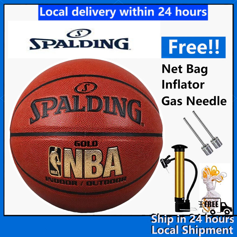 NBA Basketball ballSize 7 Molten GG7X Indoor Outdoor Training Ball Spalding Basketball PU Leather Sports(with air pump)