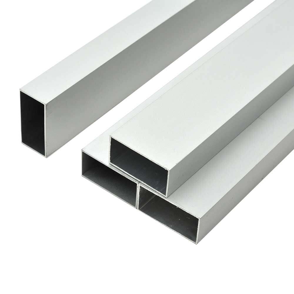 25mm x 38mm / 1 x 1 1/2Inch Aluminium Rectangular Hollow Bar 2ft / 4ft / 6ft NA / MB / WHITE  DIY Home Improvement