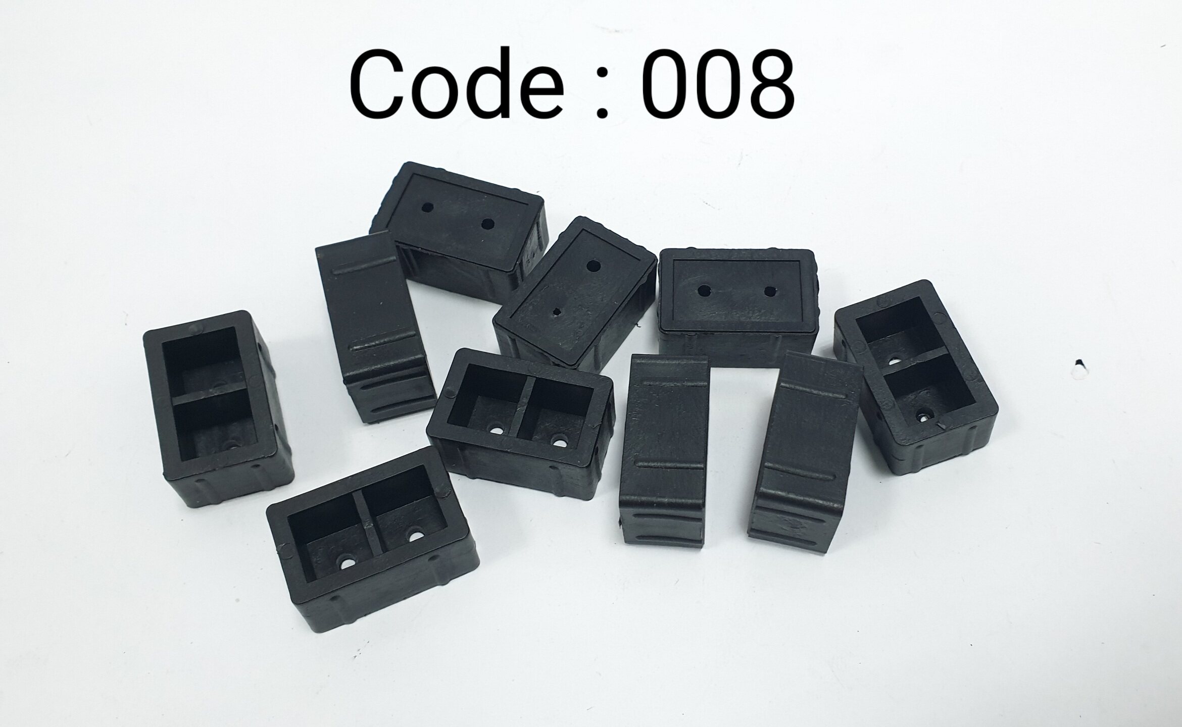 PVC Bracket Code: 008 - 1'' x 1 1/2'' Hollow Bracket DIY Home Improvement