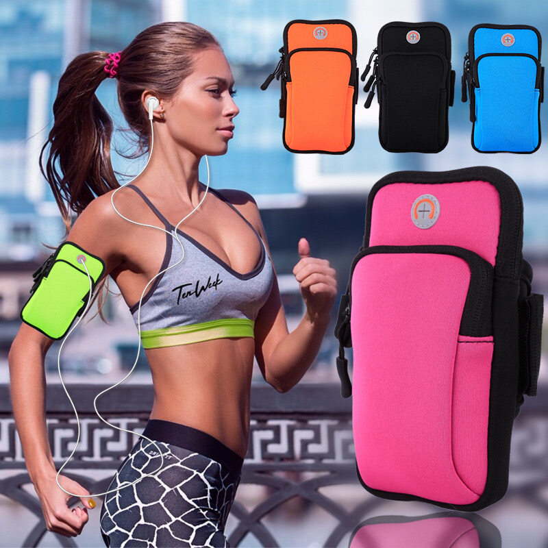 MILANDO Sport Arm Bag Phone Bag Outdoor Fitness Exercise Arm Phone Holder Bag (Type 4)